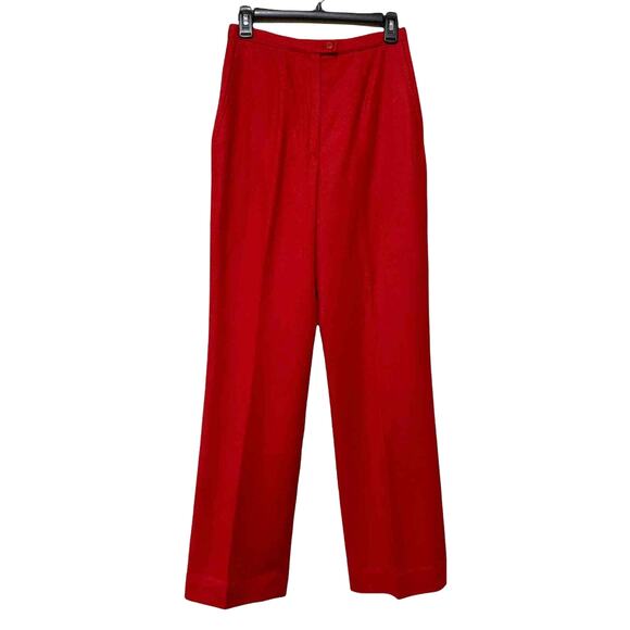 Pendleton Pants Size 8 Vintage 70s Red Wool NWT New Small Classic - Picture 1 of 13